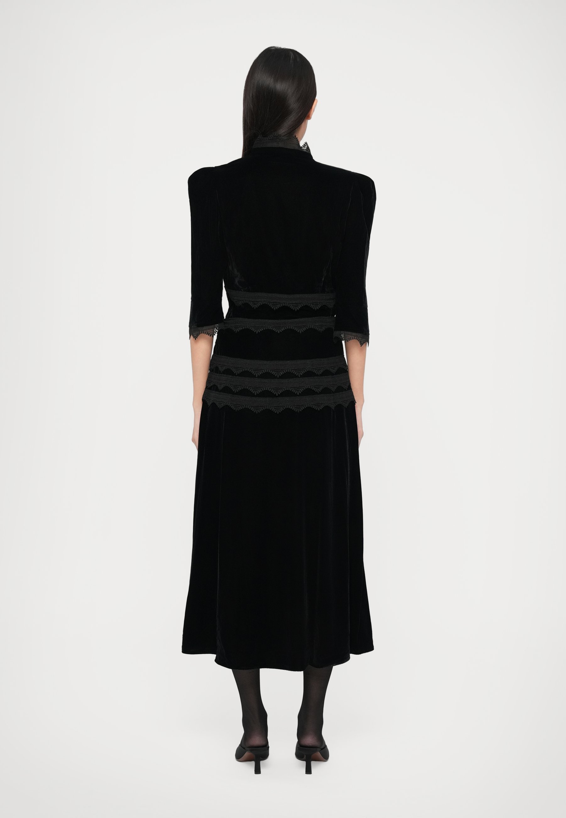 【美品✨】rokh ・Asymmetric Belter Skirt ROKH ASYMMETRICAL SKIRT - A-line skirt - black - Zalando