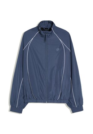 Bershka, CONTRAST TECHNICAL - JACKET - Giacca sportiva - dark blue