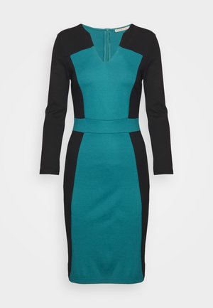 Anna Field, Džersejové šaty - black/dark green
