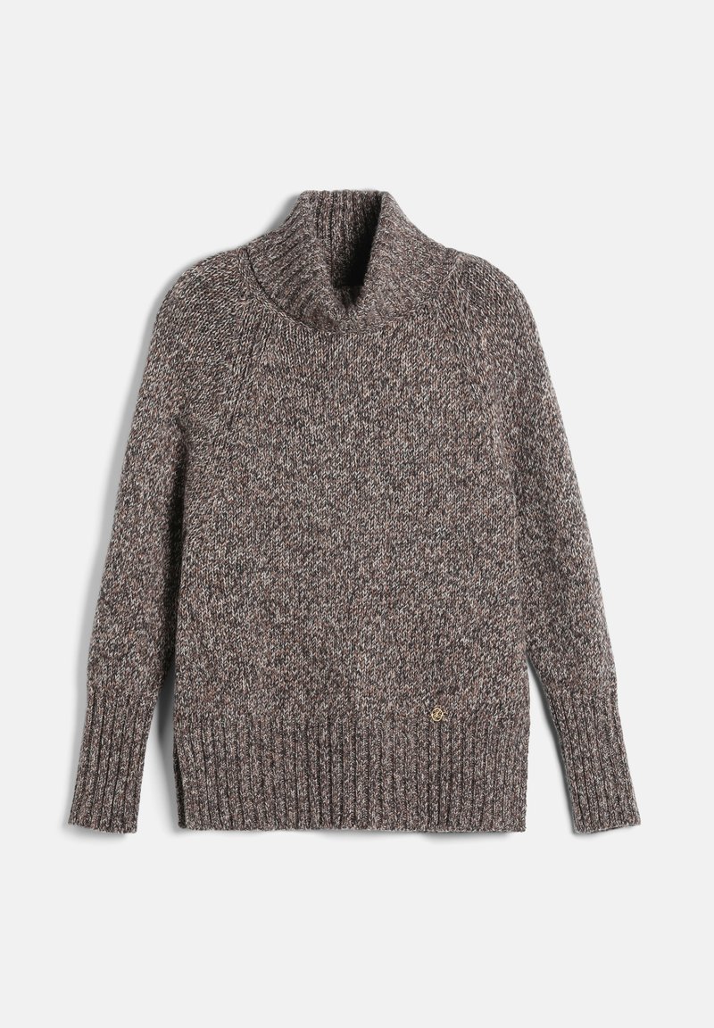 Luisa Spagnoli MAGNESITE - Strickpullover - nero nocciola/braun - Zalando