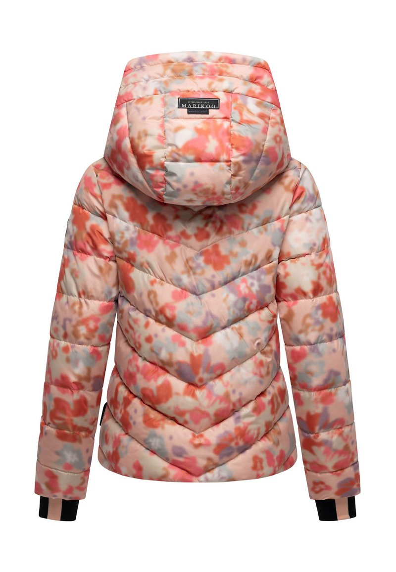 Fur Marikoo Rose 110 Marikoo Veste D'hiver Wild Flower/rouge