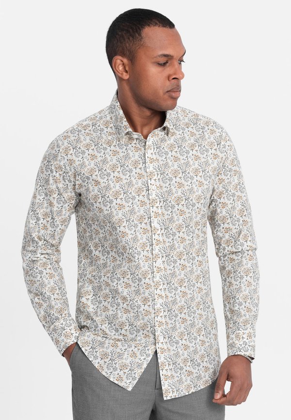 FLORAL PATTERN - Hemd - beige