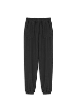 TWIST ELASTIC WAIST  - Pantalones - black