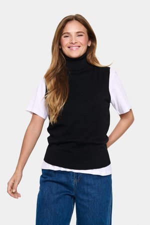 MILASZ ROLL-N VEST - Toppi - black