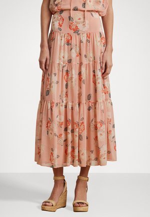 POLYESTER CRINKLE SKIRT - A-line skjørt - pink