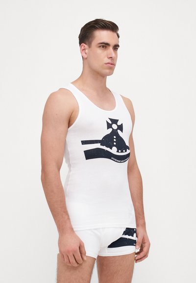 Vivienne Westwood SUNKEN ORB PRINTED - Spodné tričko - off white