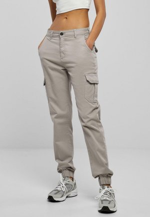 HIGH WAIST - Kargopüksid - warmgrey