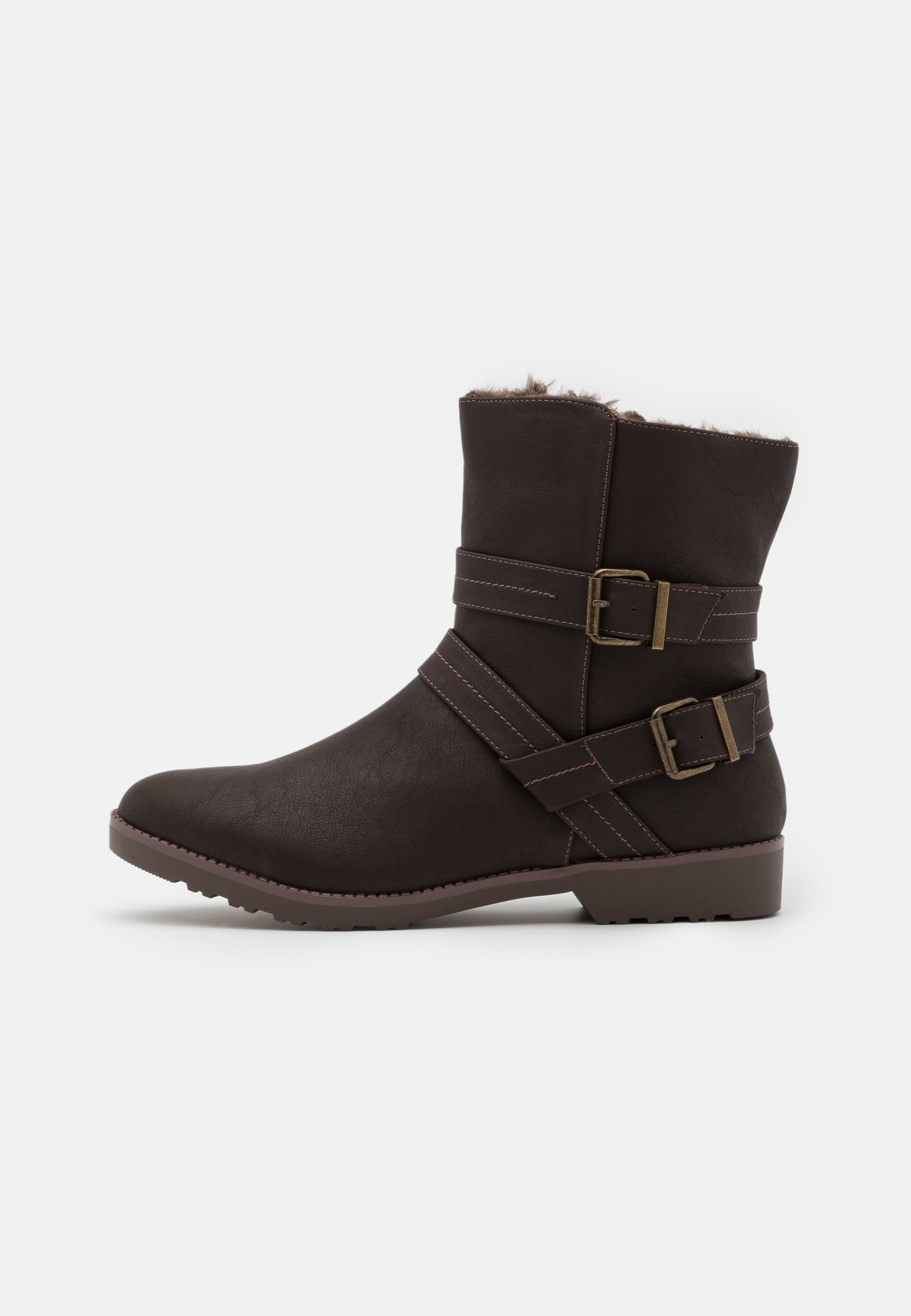evans brown ankle boots