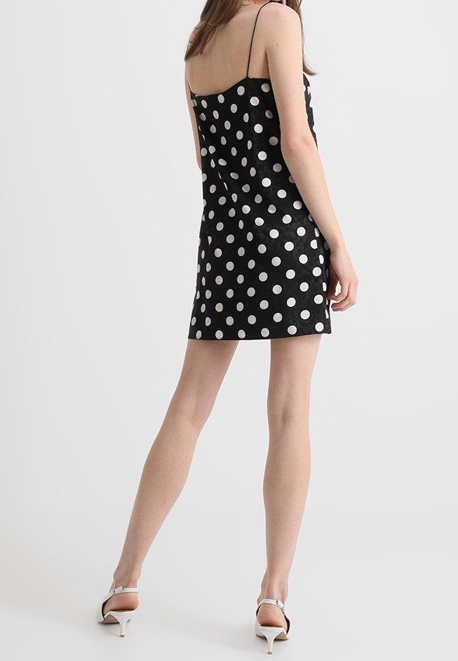 topshop black polka dot dress Day - ClothingOccasionLabel: Casual Olive Green Satin A-Line Colors:Neon Pink Elevate your look with