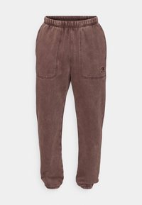 ICONS CUFF PANTS - Treniņtērpa apakšdaļas - bordeaux