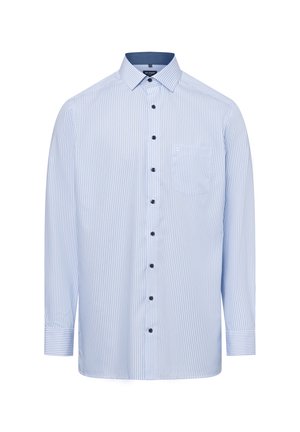 Shirt - hellblau weiß