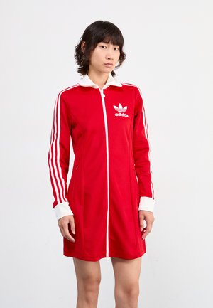 TRACK DRESS - Day dress - better scarlet/white