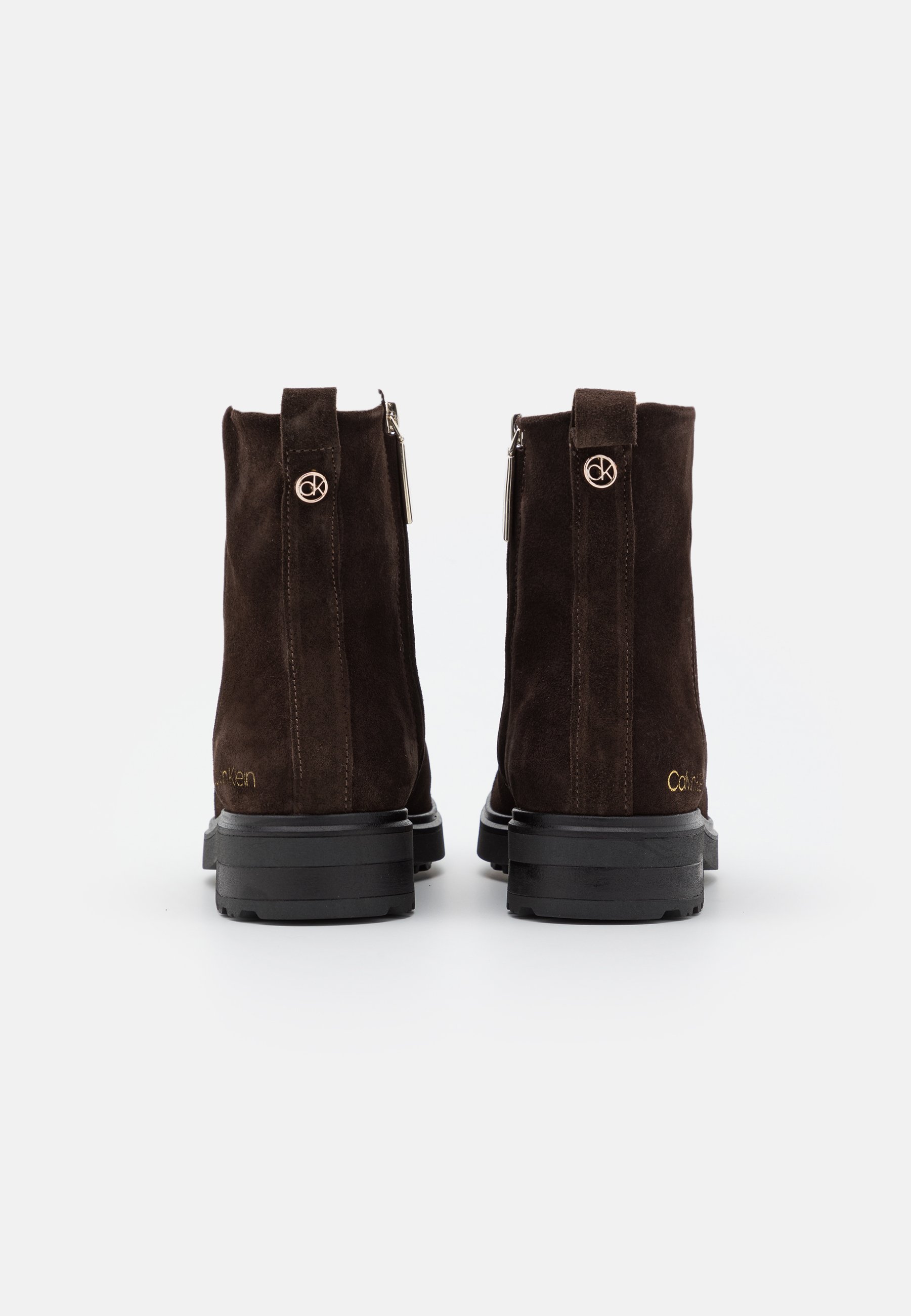 Calvin Klein CLEAT BOOT - Korte laarzen - dark brown/Donkerbruin -  Zalando.nl