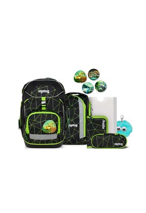 PACK SET BUNDLE - Schulranzen Set - cybär race - schwarz