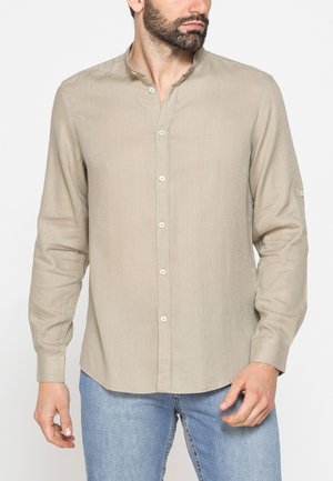 Carrera Jeans, KOREAN COLLAR SHIRT - Camicia - plaza taupe
