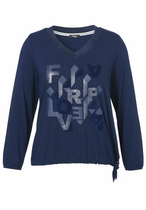 Long sleeved top - blau