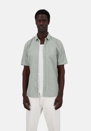 Colours & Sons KURZARM BLEND KENT - Camicia - grün