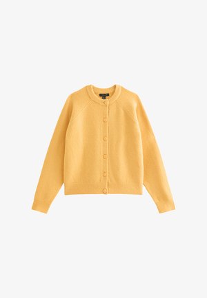 New Look, LIGHT YELLOW KNITTED MEET THE JEAN RAGLAN CARDIGAN - Cardigan - pale yellow