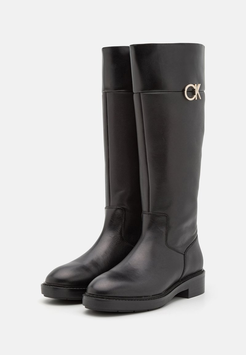 KEYS Stivali Donna - K-5743 - Stivali in pelle con zip
