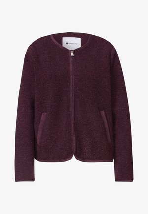 Street One, TEDDY-JACKE MIT RUNDHALS UND CORDDETAILS - Forro polar - rustic rouge