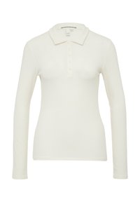 SCHMAL GESCHNITTENES MIT KRAGEN - Polo - creme