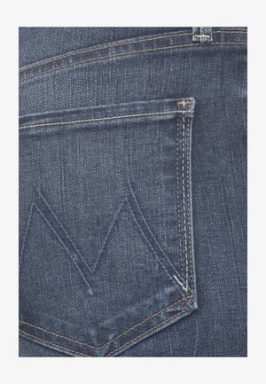 Mother, JEANS THE KICK IT - Jeans a sigaretta - blu