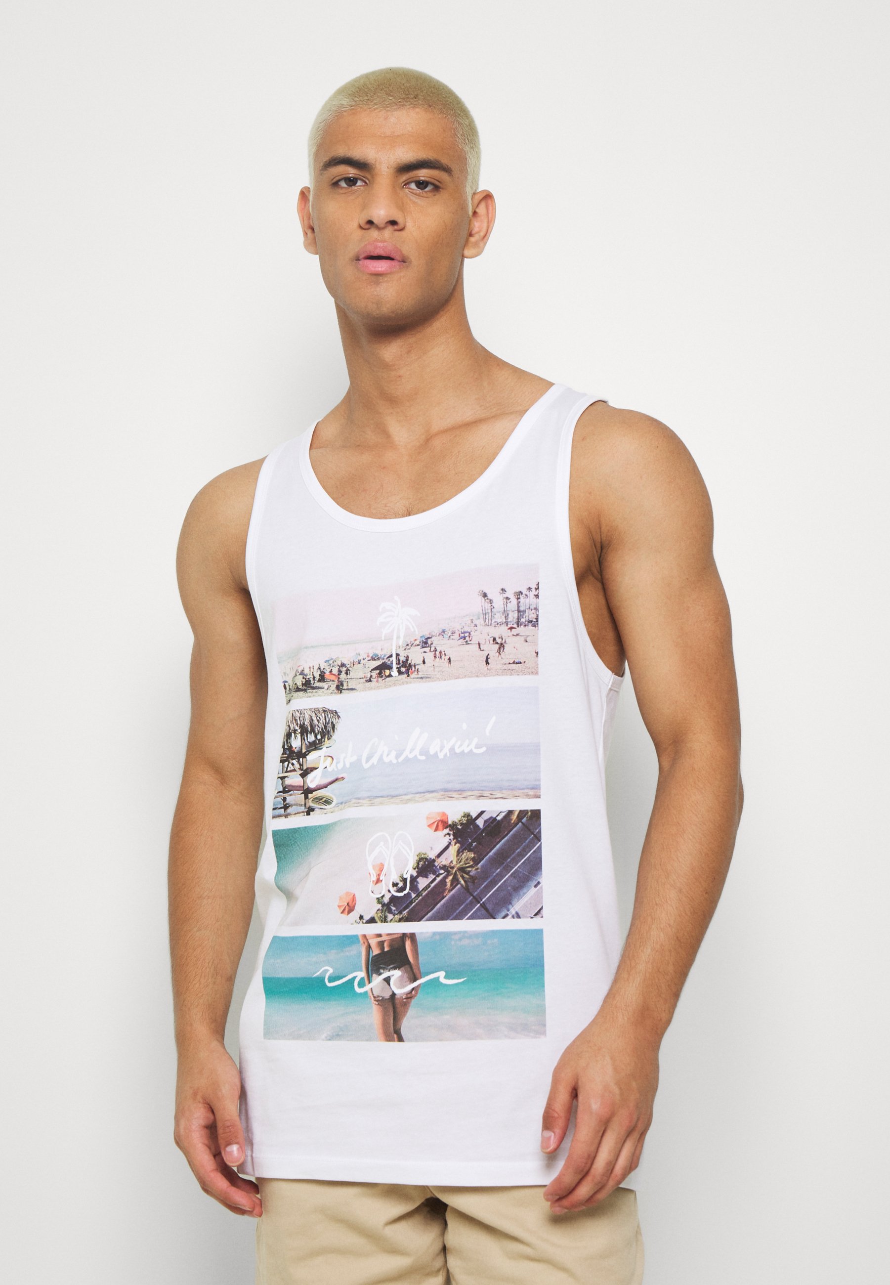 edc by Esprit TANK TOP Topper white Zalando.no edc by Esprit TANK TOP - Topper - white