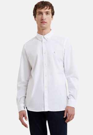 French Connection PLAIN OXFORD LONG SLEEVE CASUAL  - Shirt - white dark navy