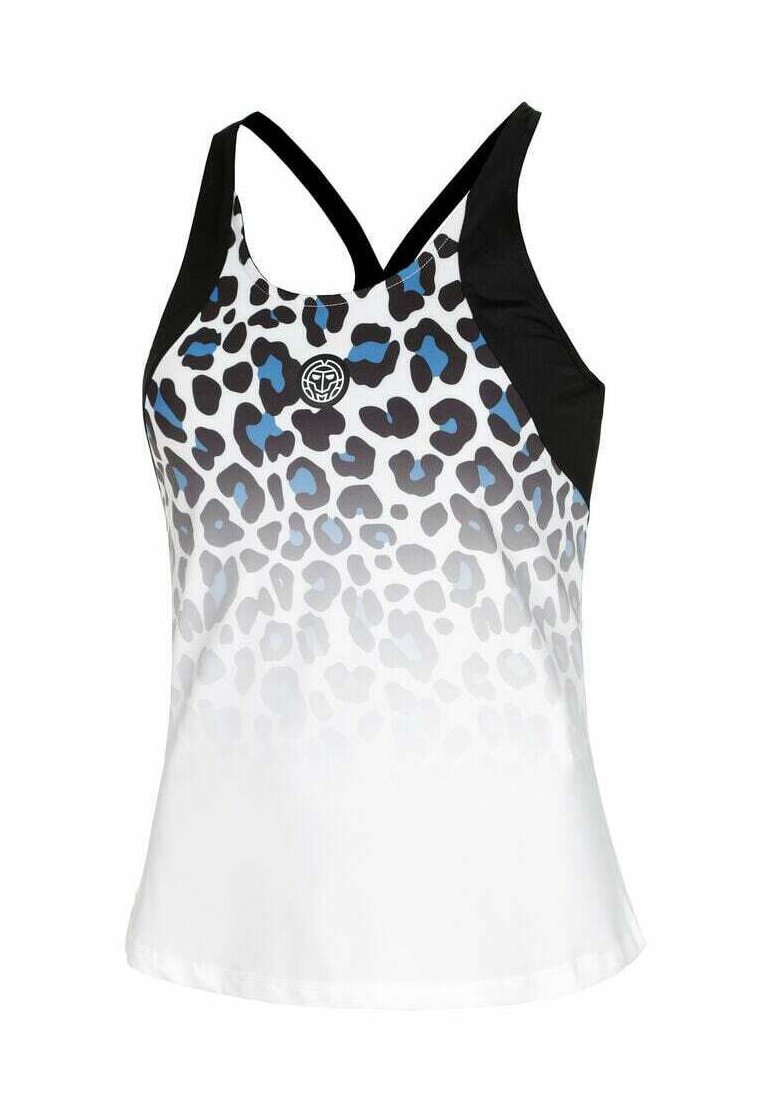 BIDI BADU TANK-LEOPARTY STYLES - Top - leo/white - Zalando