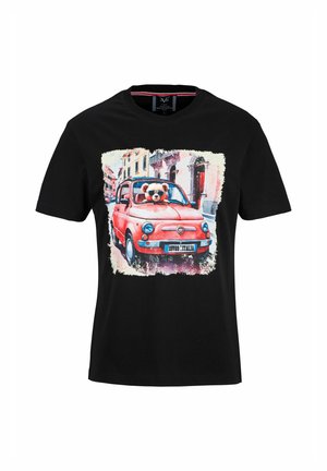 RAFAEL - Print T-shirt - black