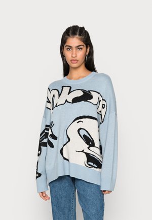 MONDO SWEATER - Strikkegenser - blue