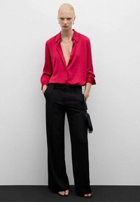 Mango Bluza z gumbi - pink