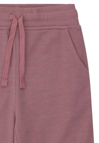 Mauve-pink Sweatpants mit Kordelzugbund und Seitentasche, aus weichem Strickstoff gefertigt.