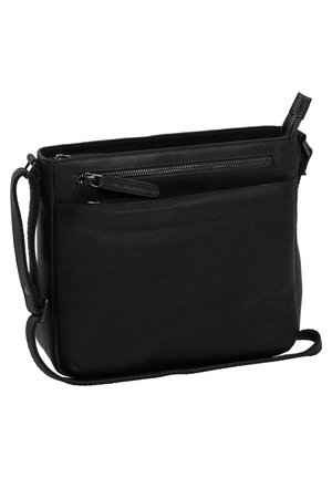 WAX PULL UP MUMBAI - Sac bandoulière - black