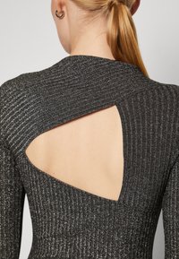 AllSaints GIA SPARKLE BODYSUIT - Topper langermet - dark silver