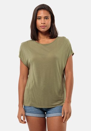 Jack Wolfskin T-shirt basic - bay leaf