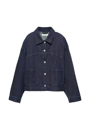 PULL&BEAR, BOXY FIT DENIM - OVERSHIRT - Chemisier - navy