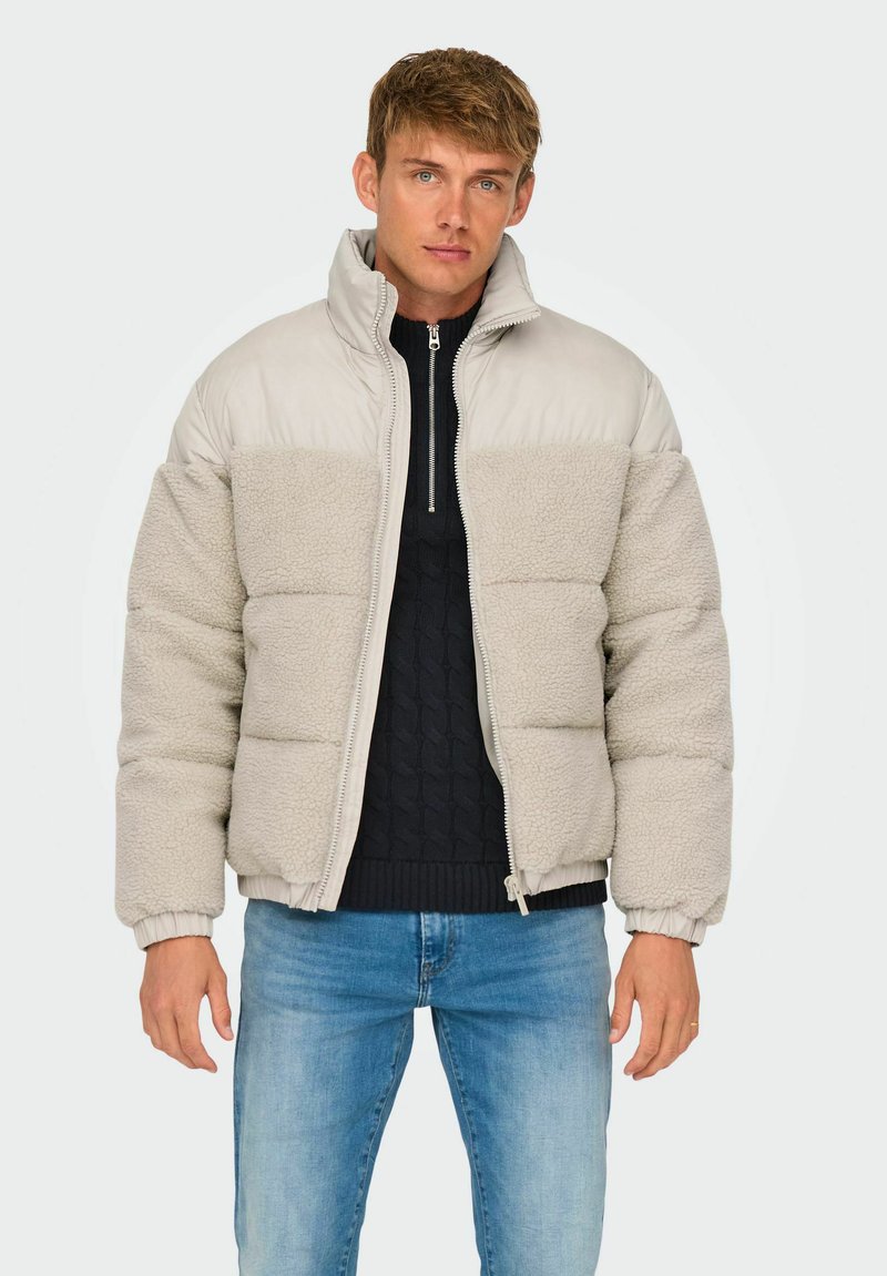 Only & Sons Winterjacke - silver lining