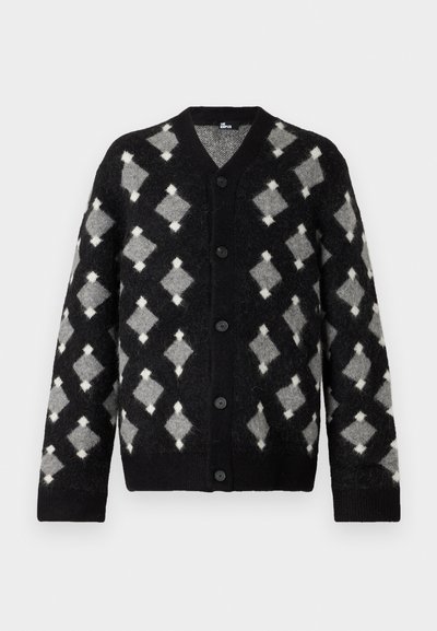 The Kooples Cardigan - black/grey/white