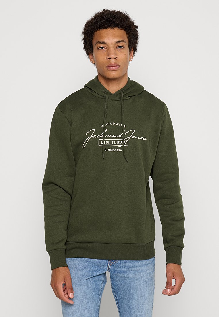 jack & jones Hoodie groen
