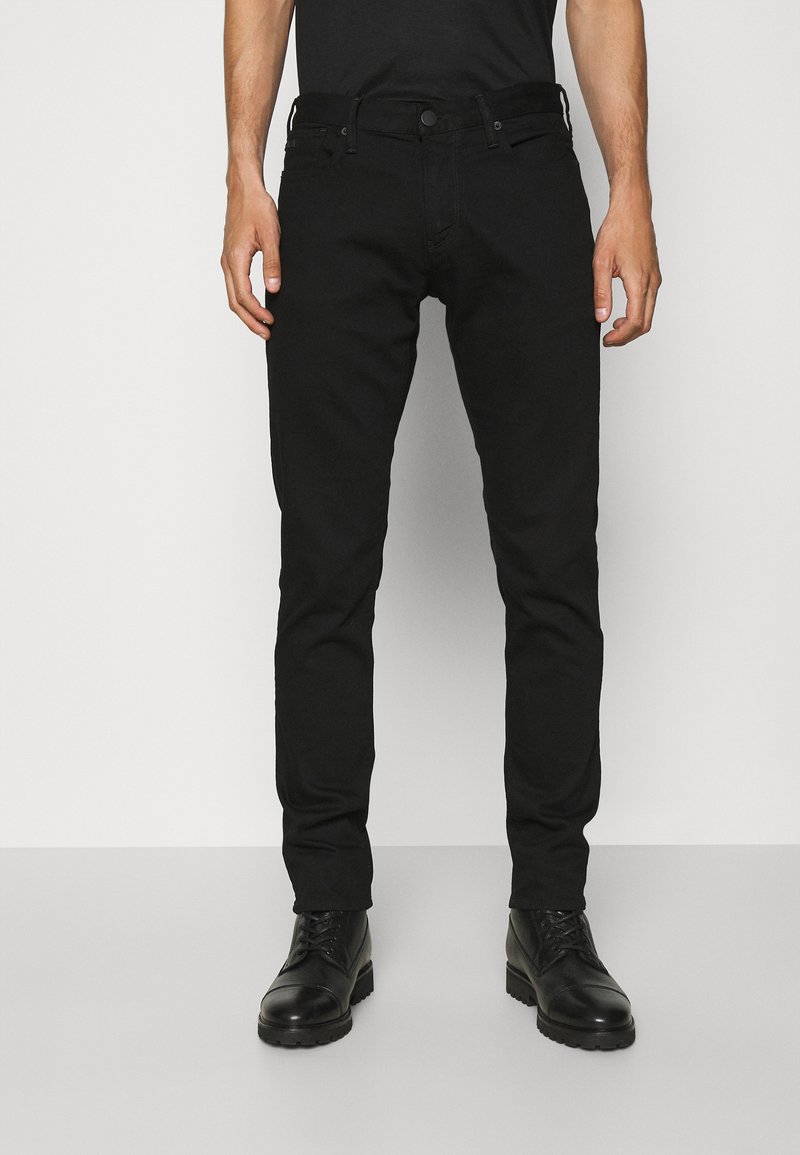 Emporio Armani - POCKETS PANT - Traperice uskog kroja - denim nero, Povećaj