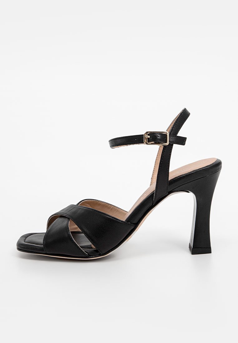 Unisa Sandalen met hoge hak zwart