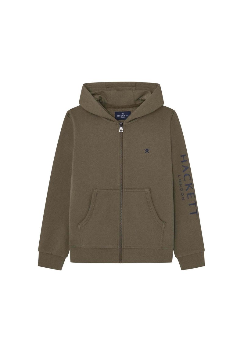 Hackett London Sweater met rits donkergroen Hackett London Sweater met rits donkergroen