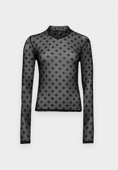Ksubi SYMBOLS  - Tops ar garām piedurknēm - black