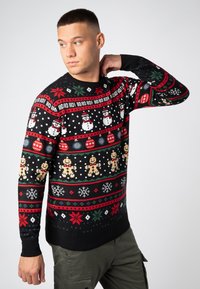 Sublevel Strickpullover - black