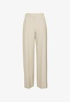 BYDANTA WIDE LEG PANTS 2 - Pantalon classique - humus melange