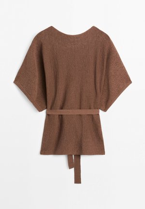 Massimo Dutti, Striktrøje - dark brown