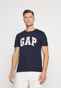 GAP - LOGO ARCH - T-shirt med print - tapestry navy Miniatyrbild 1