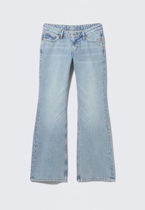 Weekday NOVA LOW RISE SLIM BOOTCUT UNISEX - Bootcut piegriezuma džinsi - lip blue
