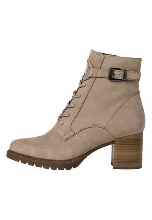Tamaris Botines con plataforma - beige